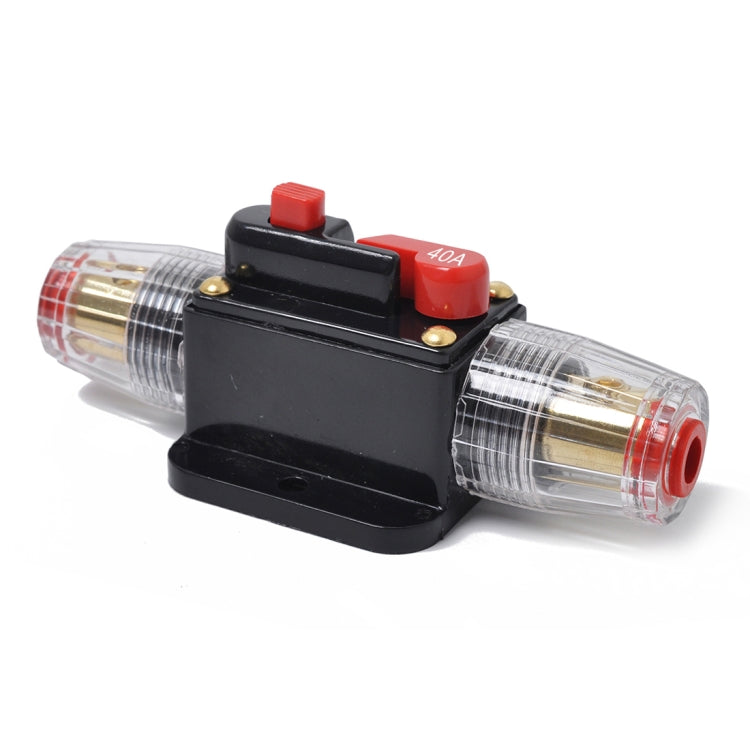 DC 12-24V Car Circuit Breaker Stereo Audio Fuse Holder Insurance 40A Fuse - Fuse by PMC TechLife | Online Shopping South Africa | PMC TechLife