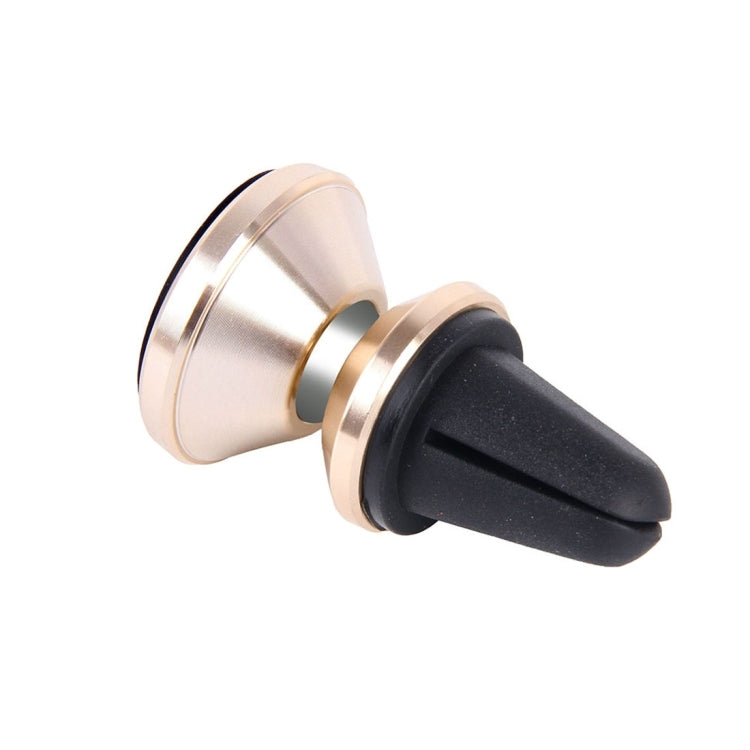 Universal Magnetic Car Air Vent Mount Phone Holder, For iPhone, Samsung, Huawei, Xiaomi, HTC and Other Smartphones(Gold) - Car Holders by PMC TechLife | Online Shopping South Africa | PMC TechLife