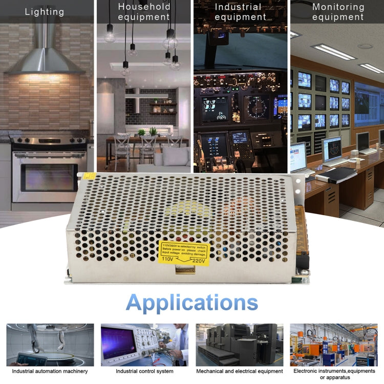 AC 110 / 220V to DC 12V 20A 240W Power Adapter AC-DC Converter Step Down Module Voltage Transformer Switch Power - Step-down Transformer by PMC TechLife | Online Shopping South Africa | PMC TechLife