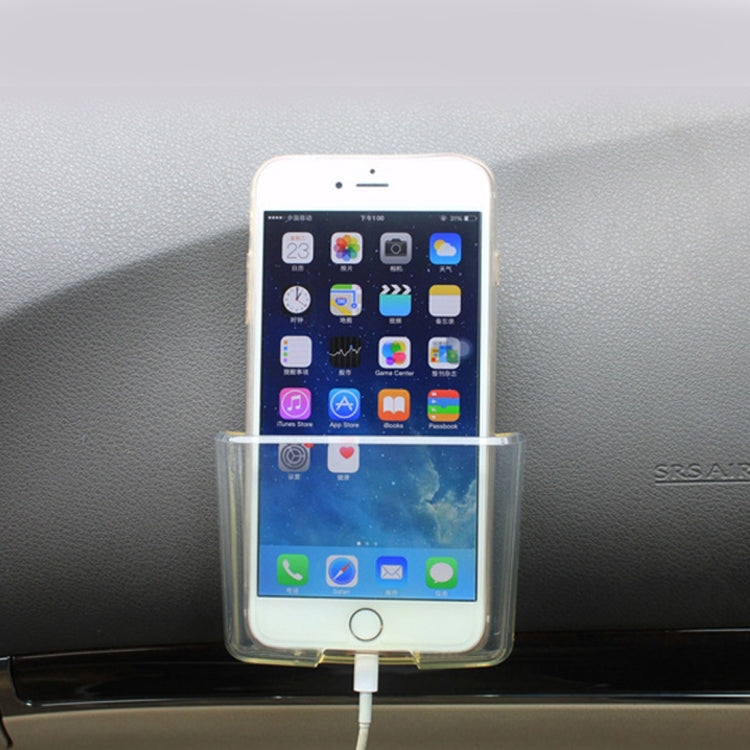 SHUNWEI Car Storage Bag Car Storage Box Bonded Phone Holder Transparent Mobile Phone Box - Stowing Tidying by SHUNWEI | Online Shopping South Africa | PMC TechLife | Buy Now Pay Later Mobicred