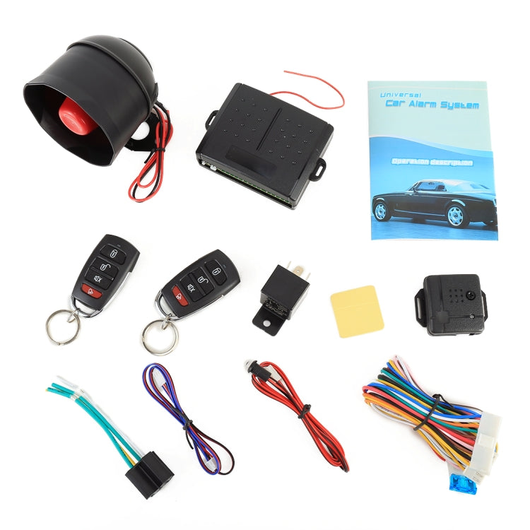 Car Safety Warning Alarm System with Two Remote Controls, DC 12V - Security Alarm System by PMC TechLife | Online Shopping South Africa | PMC TechLife