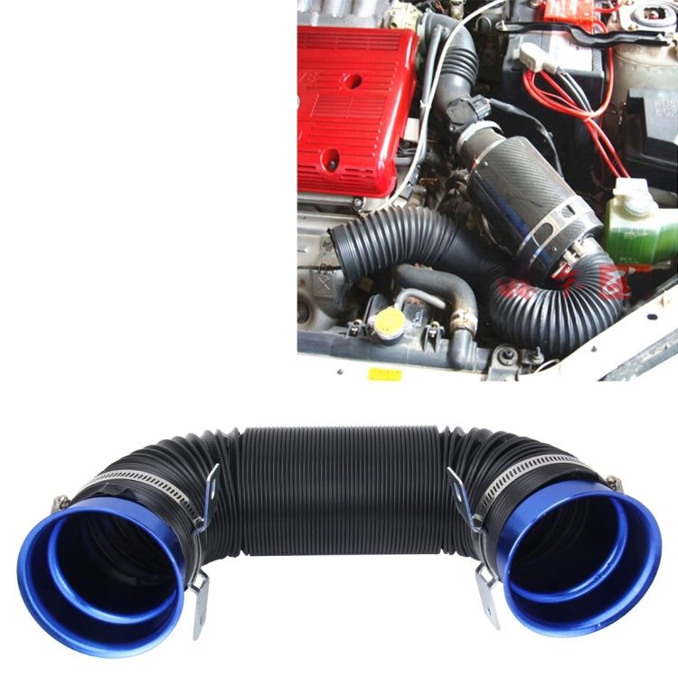 Car Auto Universal Tube Air Filter Adjustable Cold Air Injection Intake System Pipe Without Air Filter(Blue) - free shipping - PMC TechLife - Order now!