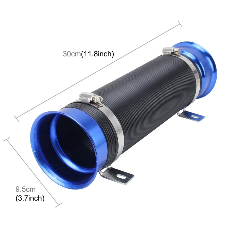 Car Auto Universal Tube Air Filter Adjustable Cold Air Injection Intake System Pipe Without Air Filter(Blue) - free shipping - PMC TechLife - Order now!