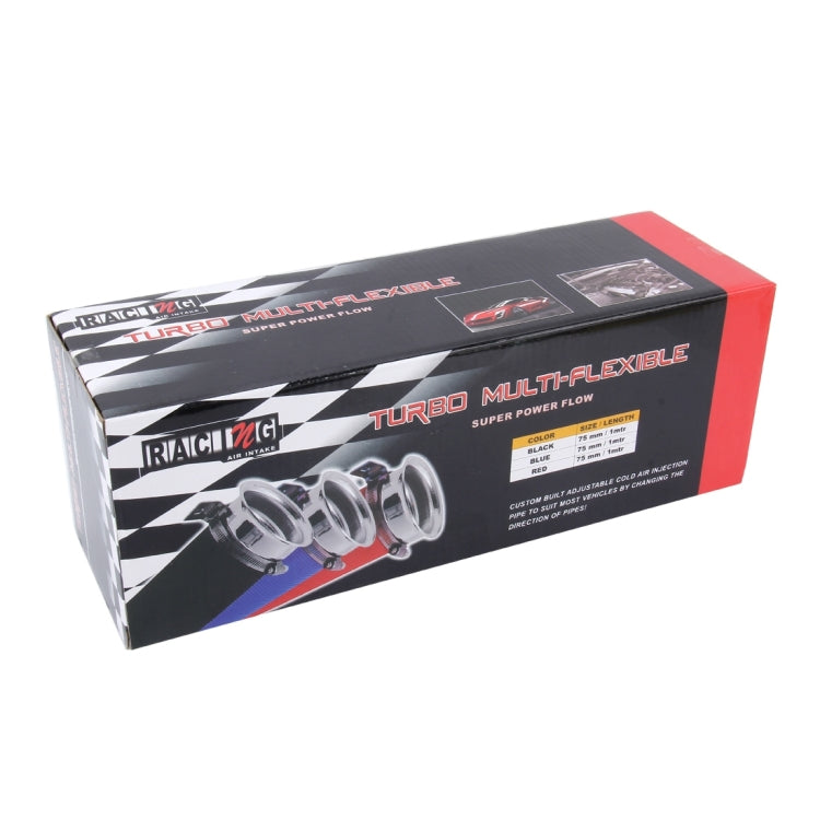 Car Auto Universal Tube Air Filter Adjustable Cold Air Injection Intake System Pipe Without Air Filter(Blue) - free shipping - PMC TechLife - Order now!