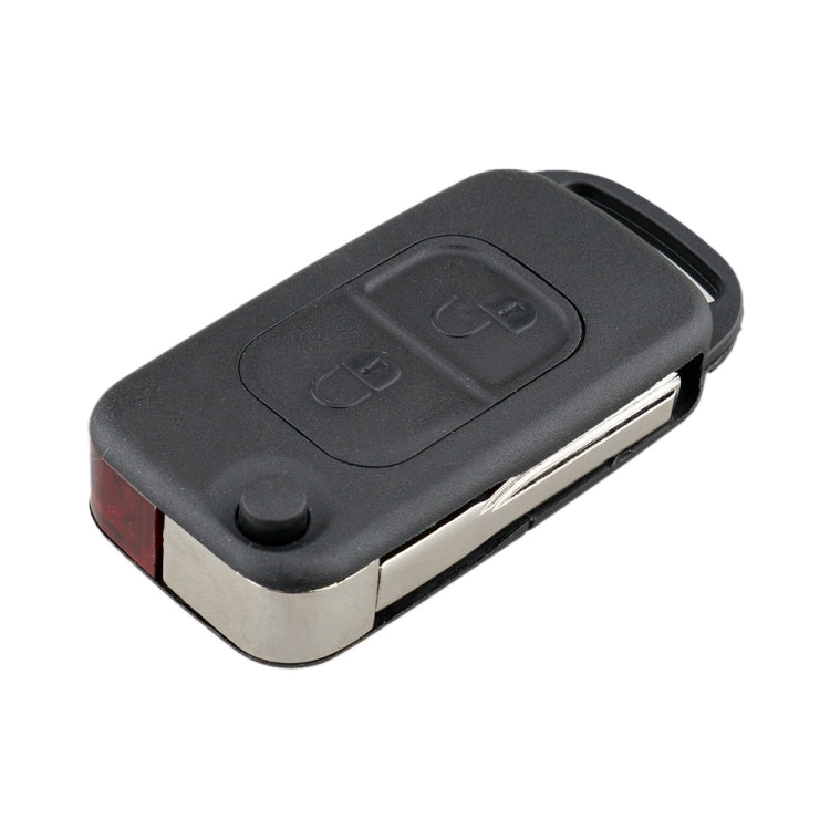 For Mercedes-Benz Car Keys Replacement 2 Buttons Car Key Case with Foldable Key Blade - Car Key Cases by PMC TechLife | Online Shopping South Africa | PMC TechLife | Buy Now Pay Later Mobicred