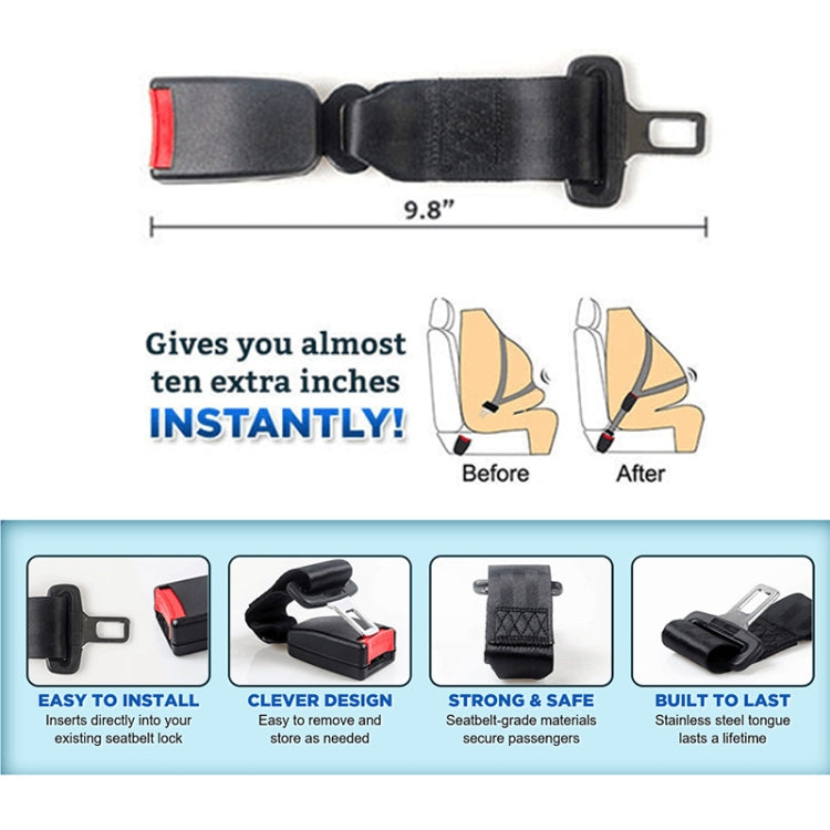 Universal Car Seat Belt Extension Strap - Seat Belts & Padding by PMC TechLife | Online Shopping South Africa | PMC TechLife