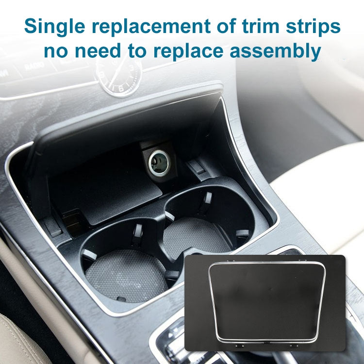 2056830900 Car Cup Holder Electroplating Trim Decorative Frame for Mercedes-Benz C Class W205 - free shipping - PMC TechLife - Order now!