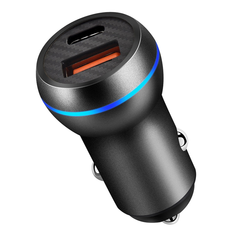 ACC-581 PD 20W + QC3.0 Type-C / USB-C + USB Fast Charging Car Charger (Black) - Car Charger by PMC TechLife | Online Shopping South Africa | PMC TechLife