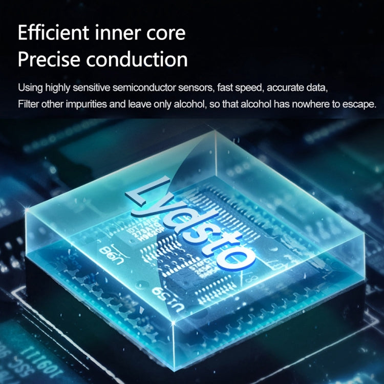 Original Xiaomi Youpin HD-JJCSY02 Lydsto Digital Alcohol Tester(Black) - Breath Alcohol Tester by Xiaomi | Online Shopping South Africa | PMC TechLife | Buy Now Pay Later Mobicred