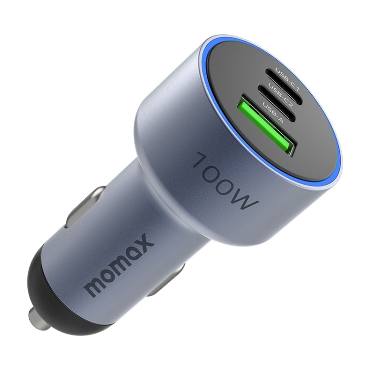 MOMAX UC17E 100W USB-C / Type-C x 2 + USB Three Ports Car Charger - free shipping - PMC TechLife - Order now!