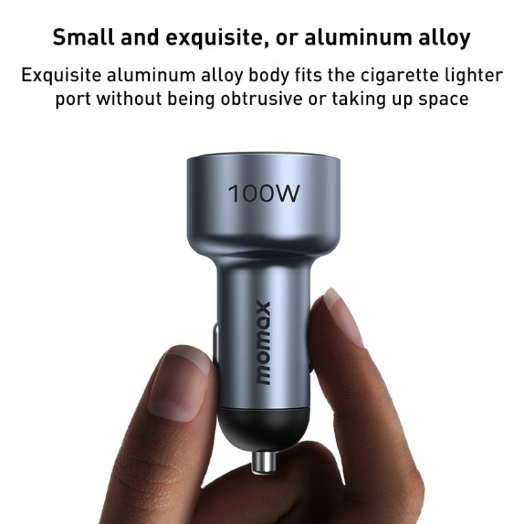 MOMAX UC17E 100W USB-C / Type-C x 2 + USB Three Ports Car Charger - free shipping - PMC TechLife - Order now!