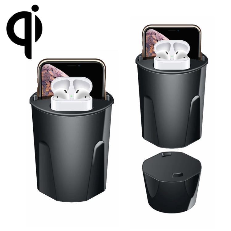 X13A 4 in 1 Car QI Standard Charging Cup Wireless Fast Charger - Car Charger by PMC TechLife | Online Shopping South Africa | PMC TechLife