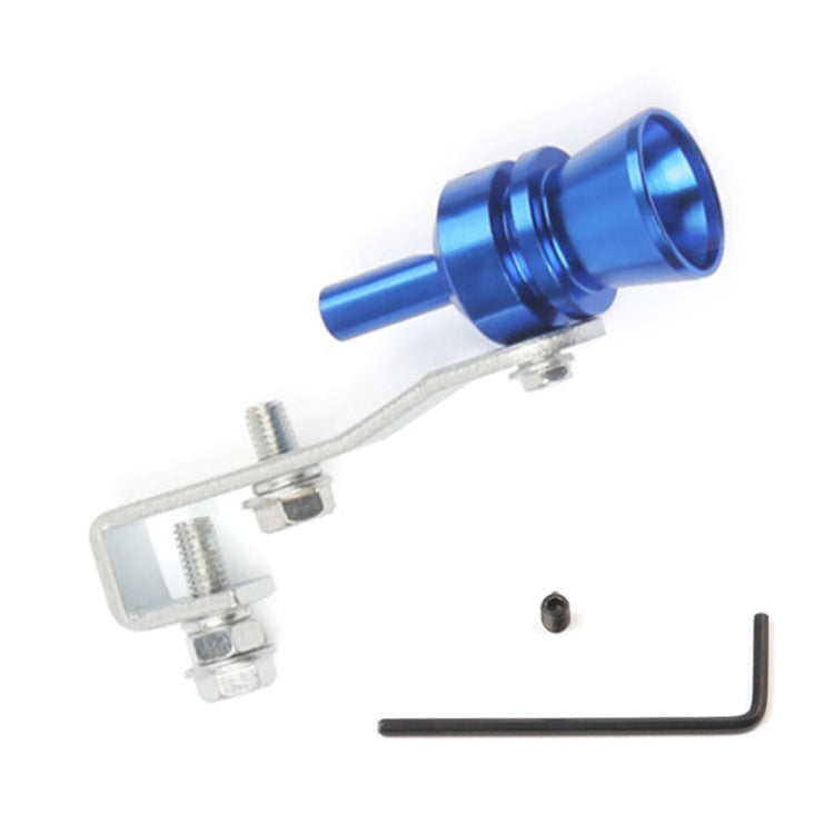 Universal Aluminum Turbo Sound Exhaust Muffler Pipe Whistle Car / Motorcycle Simulator Whistler, Size: M, Outside Diameter: 23mm(Blue) - Exhaust Pipes by PMC TechLife | Online Shopping South Africa | PMC TechLife | Buy Now Pay Later Mobicred