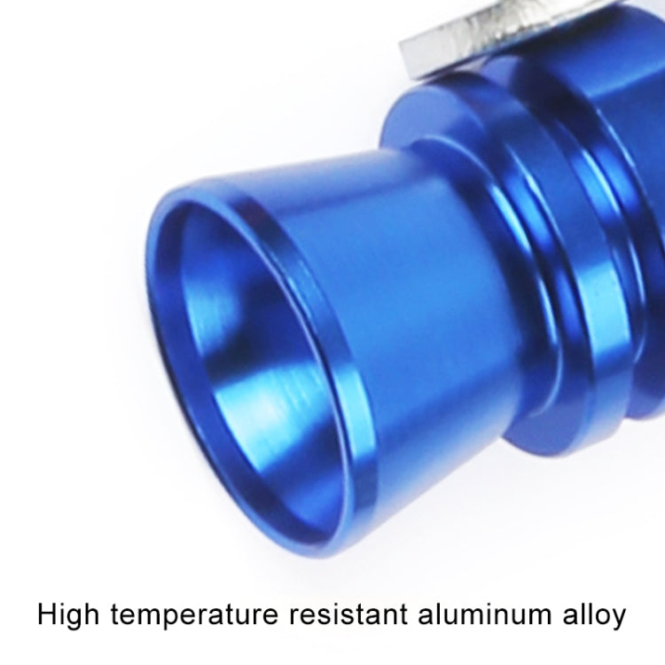 Universal Aluminum Turbo Sound Exhaust Muffler Pipe Whistle Car / Motorcycle Simulator Whistler, Size: M, Outside Diameter: 23mm(Blue) - Exhaust Pipes by PMC TechLife | Online Shopping South Africa | PMC TechLife | Buy Now Pay Later Mobicred