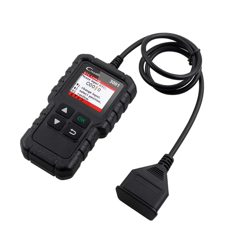Launch Creader CR3001 Car Color Screen Code Reader OBD2 Fault Detector Diagnostic Tool - Code Readers & Scan Tools by PMC TechLife | Online Shopping South Africa | PMC TechLife