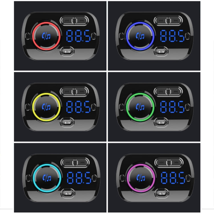 BC49BQ Car Digital Radio Receiver Bluetooth MP3 Player FM Transmitter Voice Assistant QC3.0 Quick Charger - Bluetooth Car Kits by PMC TechLife | Online Shopping South Africa | PMC TechLife