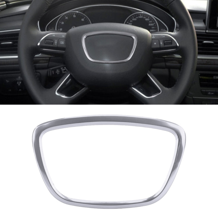 Car Auto Steering Wheel Ring Cover Trim Sticker Decoration for Audi (Silver) - Decoration Rings by PMC TechLife | Online Shopping South Africa | PMC TechLife