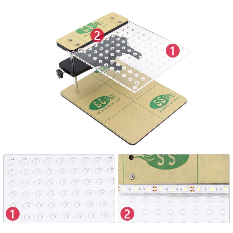Car LED BDM Frame Holder BDM ECU Brush Test Stand with 4 Probe Pens - Electronic Test by PMC TechLife | Online Shopping South Africa | PMC TechLife