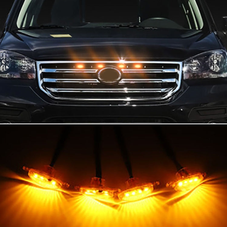 DC12V / 6W 6 in 1 Front Grille Warning Light for Ford Raptor F150 2017-2019 (Yellow) - Warning Lights by PMC TechLife | Online Shopping South Africa | PMC TechLife