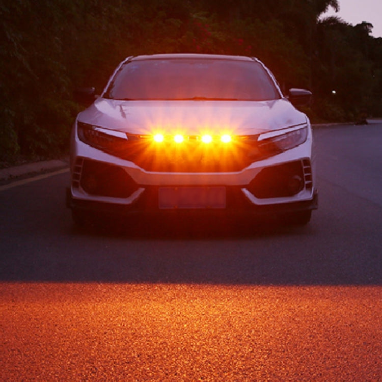 DC12V / 6W 6 in 1 Front Grille Warning Light for Ford Raptor F150 2017-2019 (Yellow) - Warning Lights by PMC TechLife | Online Shopping South Africa | PMC TechLife