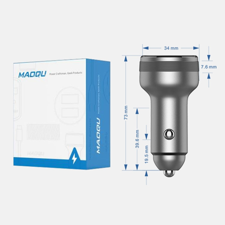 DASH / WARP 30W Car Flash Charger for OnePlus (Silver) - Car Charger by PMC TechLife | Online Shopping South Africa | PMC TechLife