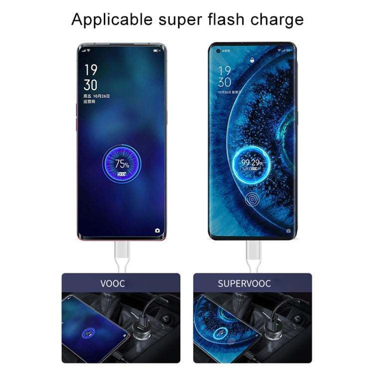 Dual USB 66W Car Flash Charger for OPPO / Huawei (Red) - Car Charger by PMC TechLife | Online Shopping South Africa | PMC TechLife