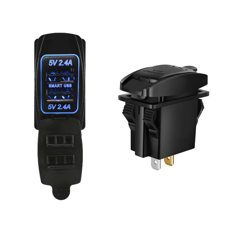 Car 4.8A Double-sided Mobile Phone Charger - DIY Modified Charger by PMC TechLife | Online Shopping South Africa | PMC TechLife