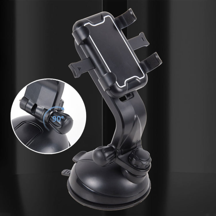 Universal Car Sucker Mobile Phone Holder (Black) - Car Holders by PMC TechLife | Online Shopping South Africa | PMC TechLife