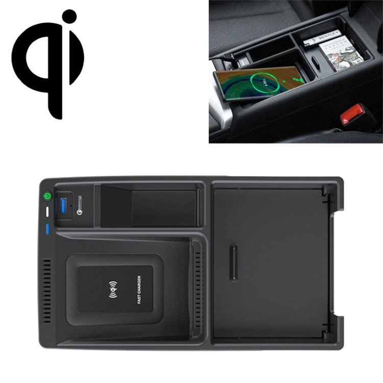 HFC-1050 Car Qi Standard Wireless Charger 10W Quick Charging for Audi A4L 2017-2022, Left Driving - Wireless Charging Pads by PMC TechLife | Online Shopping South Africa | PMC TechLife