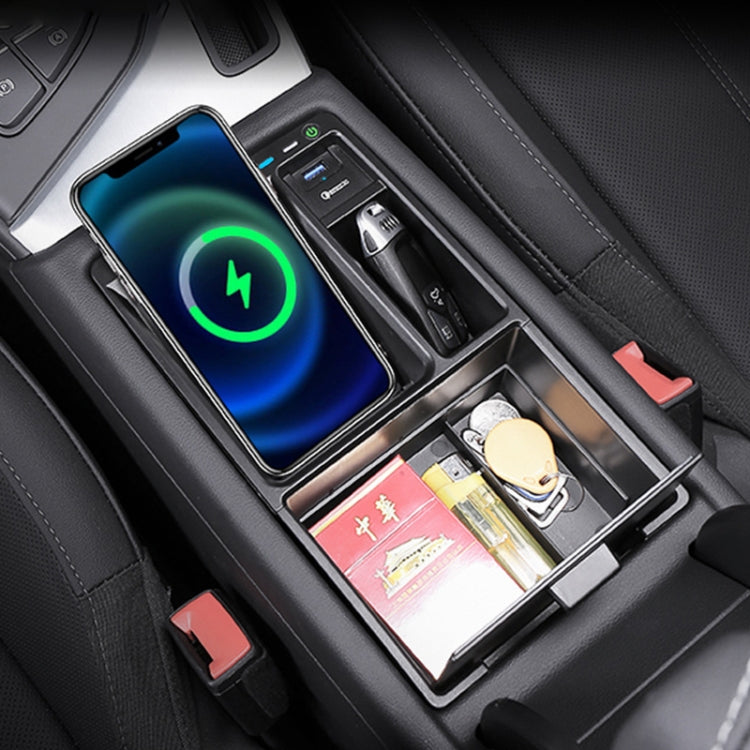 HFC-1050 Car Qi Standard Wireless Charger 10W Quick Charging for Audi A4L 2017-2022, Left Driving - Wireless Charging Pads by PMC TechLife | Online Shopping South Africa | PMC TechLife