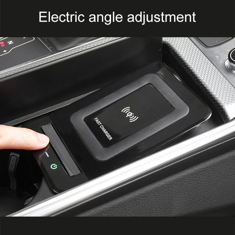 HFC-1052 Car Qi Standard Wireless Charger 15W / 10W Quick Charging for Audi A6L 2019-2022, Left Driving - Wireless Charging Pads by PMC TechLife | Online Shopping South Africa | PMC TechLife