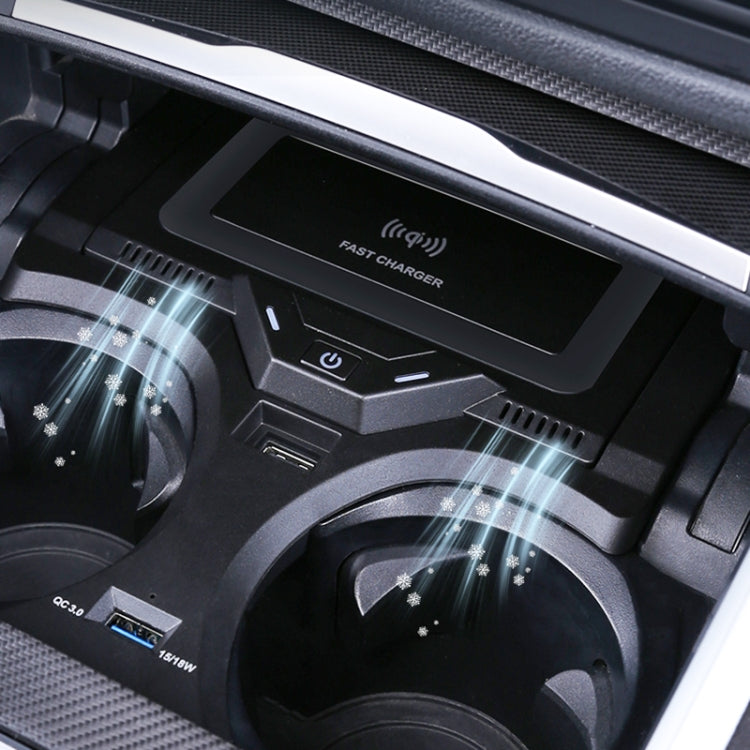 HFC-1017 Car Qi Standard Wireless Charger 10W Quick Charging for BMW 3 Series 2020-2022, Left Driving - Wireless Charging Pads by PMC TechLife | Online Shopping South Africa | PMC TechLife