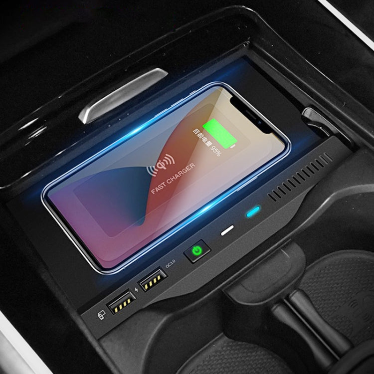 HFC-1020 Car Qi Standard Wireless Charger 10W Quick Charging for Mercedes-Benz A Class 2019-2022, Left and Right Driving - Wireless Charging Pads by PMC TechLife | Online Shopping South Africa | PMC TechLife