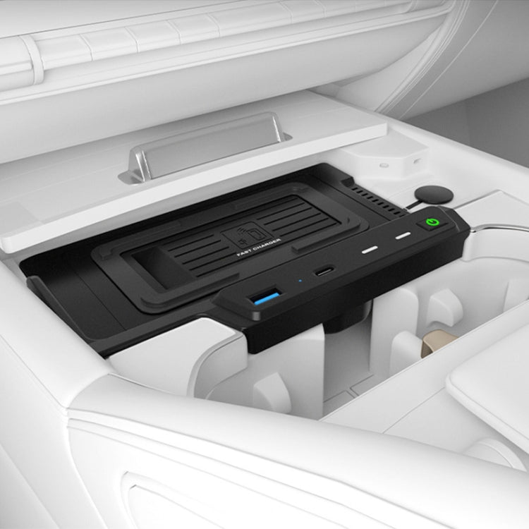 HFC-1022 Car Qi Standard Wireless Charger 15W Quick Charging for Mercedes-Benz GLE 2020-2022, Left and Right Driving - Wireless Charging Pads by PMC TechLife | Online Shopping South Africa | PMC TechLife
