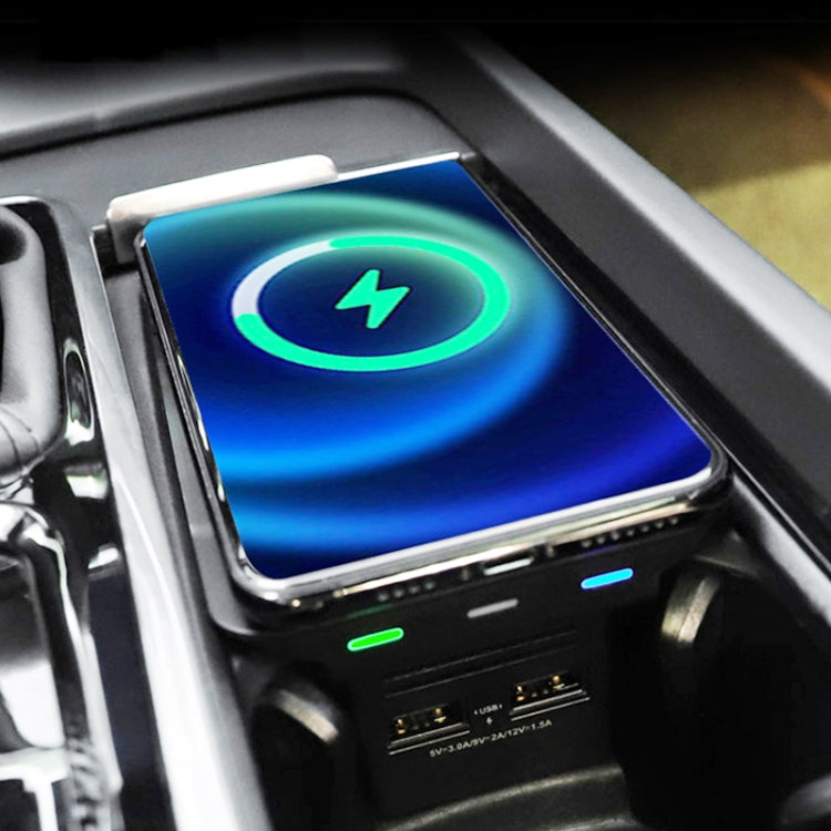 HFC-1010 Car Qi Standard Wireless Charger 10W Quick Charging for Volvo S60 2020-2022, Left and Right Driving - Wireless Charging Pads by PMC TechLife | Online Shopping South Africa | PMC TechLife