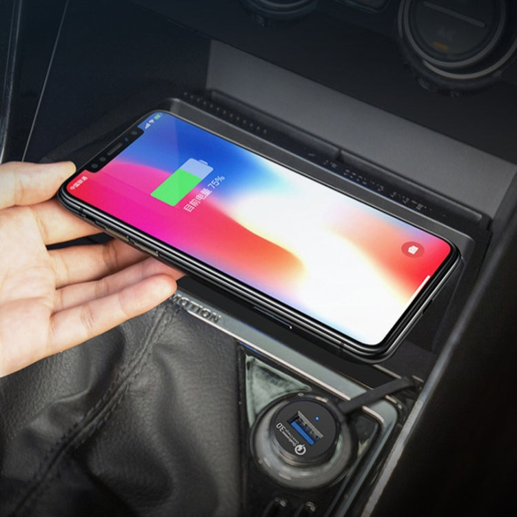 HFC-1032 Car Qi Standard Wireless Charger 10W Quick Charging for Volkswagen Tayron 2019-2022, Left Driving - Wireless Charging Pads by PMC TechLife | Online Shopping South Africa | PMC TechLife