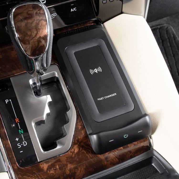 HFC-1063 Car Qi Standard Wireless Charger 10W Quick Charging for Toyota Alphard 2015-2021, Left Driving - Wireless Charging Pads by PMC TechLife | Online Shopping South Africa | PMC TechLife