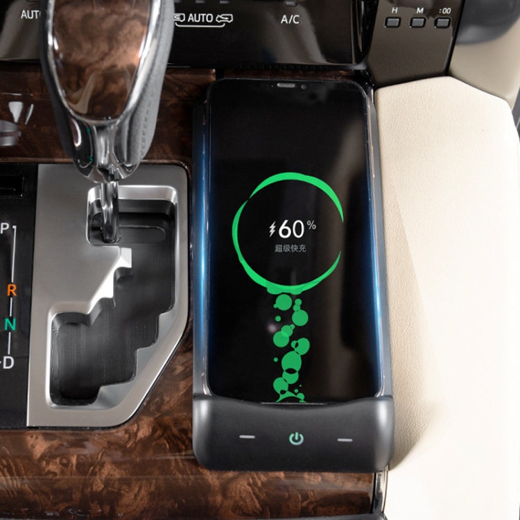 HFC-1063 Car Qi Standard Wireless Charger 10W Quick Charging for Toyota Alphard 2015-2021, Left Driving - Wireless Charging Pads by PMC TechLife | Online Shopping South Africa | PMC TechLife