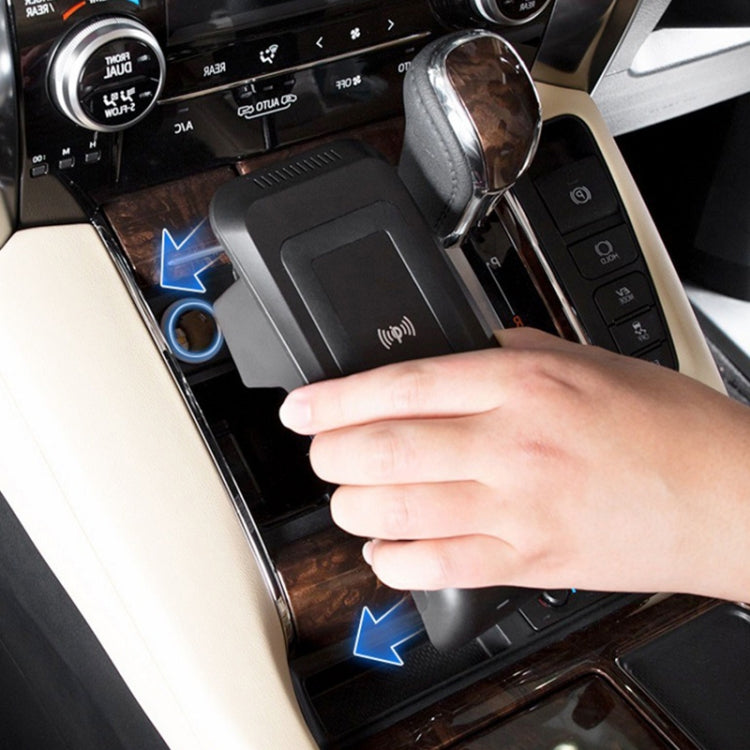 HFC-1064 Car Qi Standard Wireless Charger 10W Quick Charging for Toyota Alphard 2018-2021, Right Driving - Wireless Charging Pads by PMC TechLife | Online Shopping South Africa | PMC TechLife
