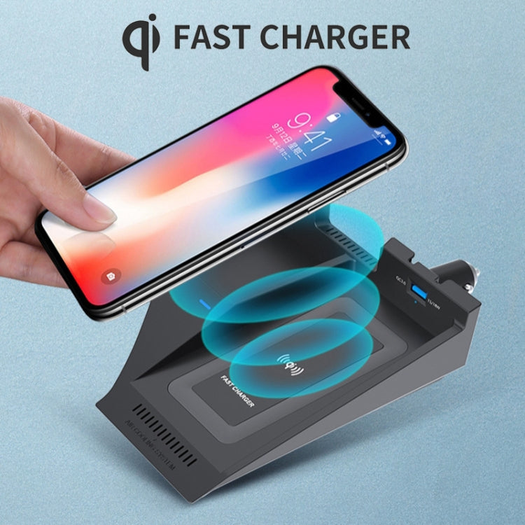 HFC-1042 Car Qi Standard Wireless Charger 10W Quick Charging for Nissan Sylphy 2020-2022, Left Driving - Wireless Charging Pads by PMC TechLife | Online Shopping South Africa | PMC TechLife