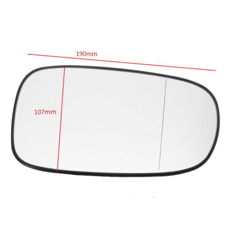 Car Left Side Wide-angle Rearview Mirror 30495 for Saab 93 2003-2010, Right Drive - free shipping - PMC TechLife - Order now!