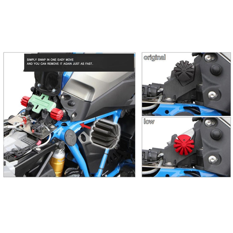 For BMW R1200GS R1250G R1250RT Motorcycle Seat Lowering Adjustment Bracket (Black) - Others by PMC TechLife | Online Shopping South Africa | PMC TechLife