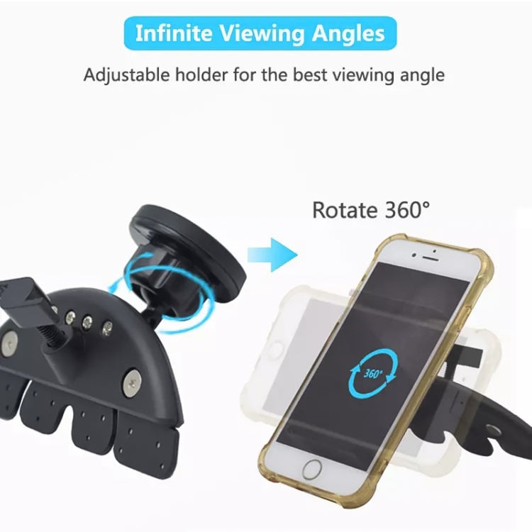 Car Magnetic CD Port Mobile Phone Navigation Holder - Car Holders by PMC TechLife | Online Shopping South Africa | PMC TechLife