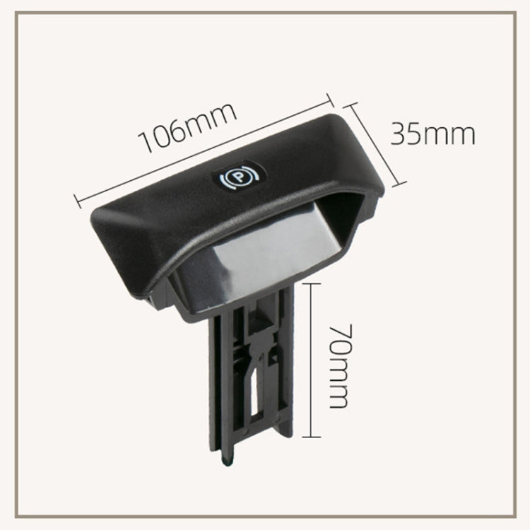 For Mercedes-Benz W204/W212 Left Driving Car Handbrake Parking Brake Lever Release Handle 2044270020 - Car Switches by PMC TechLife | Online Shopping South Africa | PMC TechLife