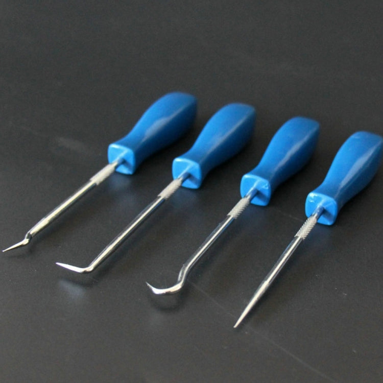 4 PCS Car Pick and Hook Set O Ring Oil Seal Gasket Puller Remover Craft Hand Tool Car Remover Tool Set (Blue) - free shipping - PMC TechLife - Order now!
