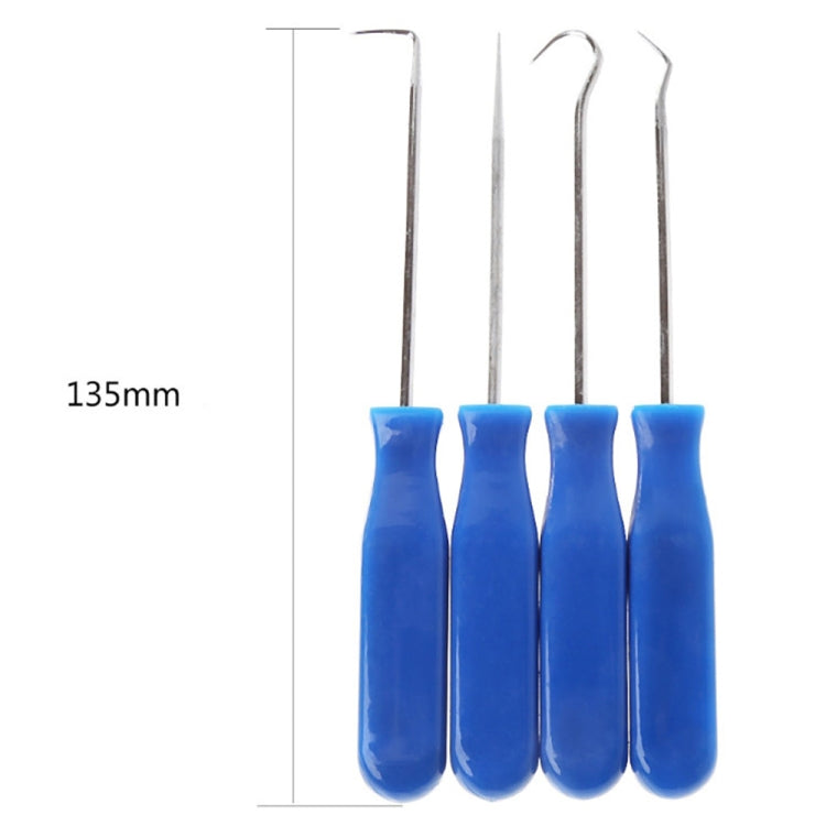 4 PCS Car Pick and Hook Set O Ring Oil Seal Gasket Puller Remover Craft Hand Tool Car Remover Tool Set (Blue) - free shipping - PMC TechLife - Order now!