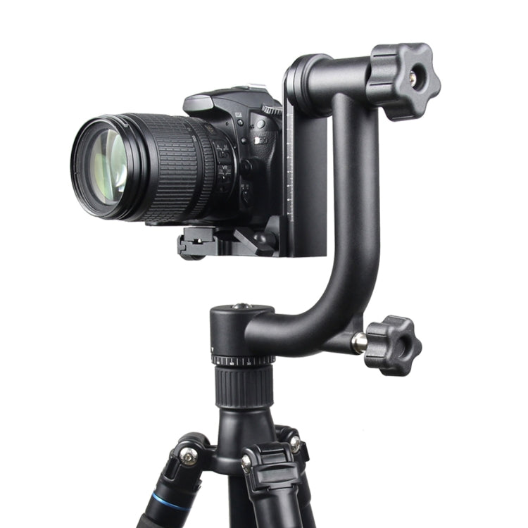 YELANGU Horizontal 360 Degree Gimbal Tripod Head for Home DV and SLR Cameras(Black) - free shipping - PMC TechLife - Order now!