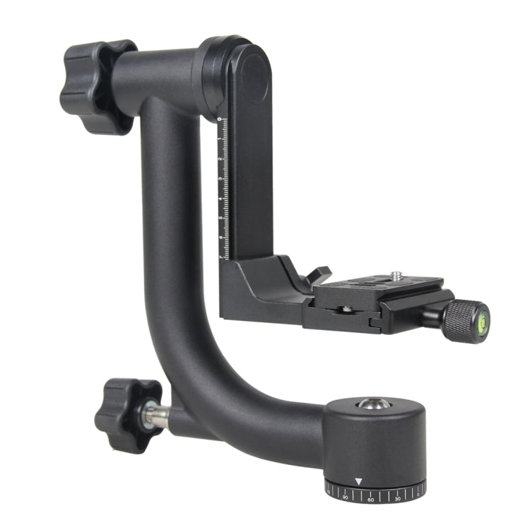 YELANGU Horizontal 360 Degree Gimbal Tripod Head for Home DV and SLR Cameras(Black) - free shipping - PMC TechLife - Order now!