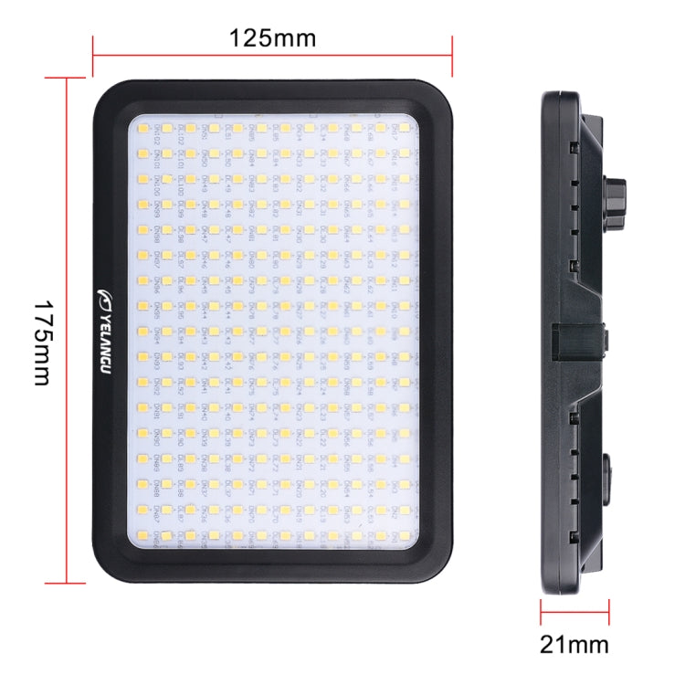 YELANGU YLG0504B 204 LEDs 1000LM 3300-5600K No Polar Dimmable Studio Light Video & Photo Light for Canon, Nikon, DSLR Cameras - free shipping - PMC TechLife - Order now!