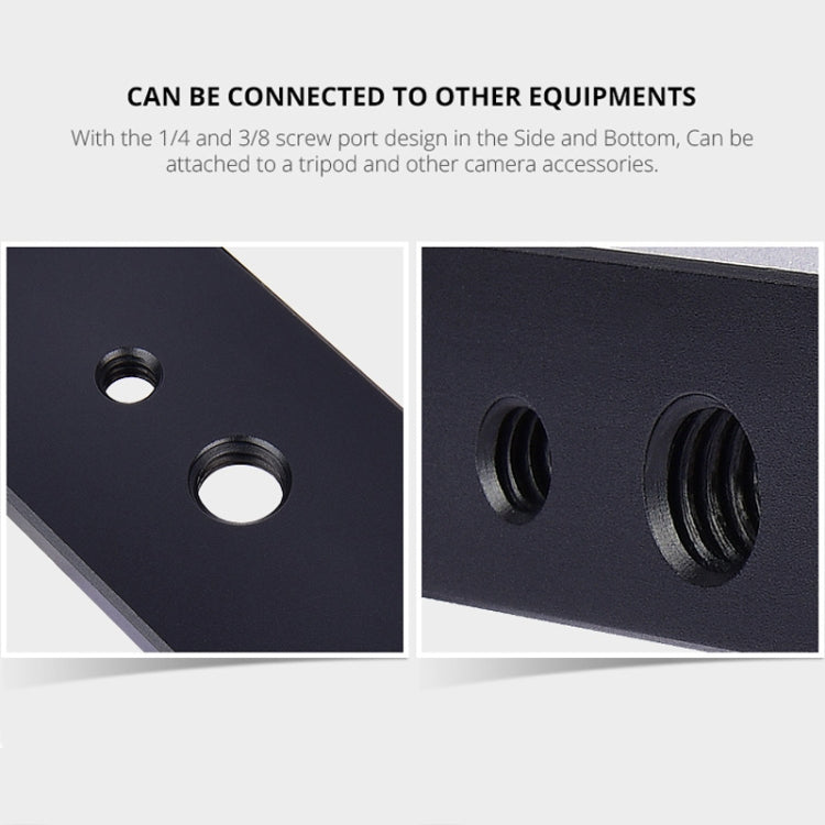 YELANGU L40T 40cm Carbon Fiber Slide Rail Track for SLR Cameras / Video Cameras (Black) - free shipping - PMC TechLife - Order now!